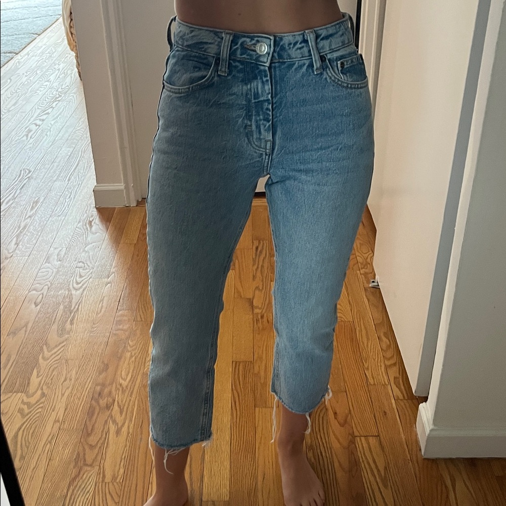 Topshop Light Blue Denim Jeans